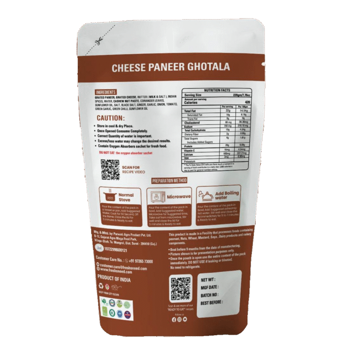 Cheese Paneer Ghotala
